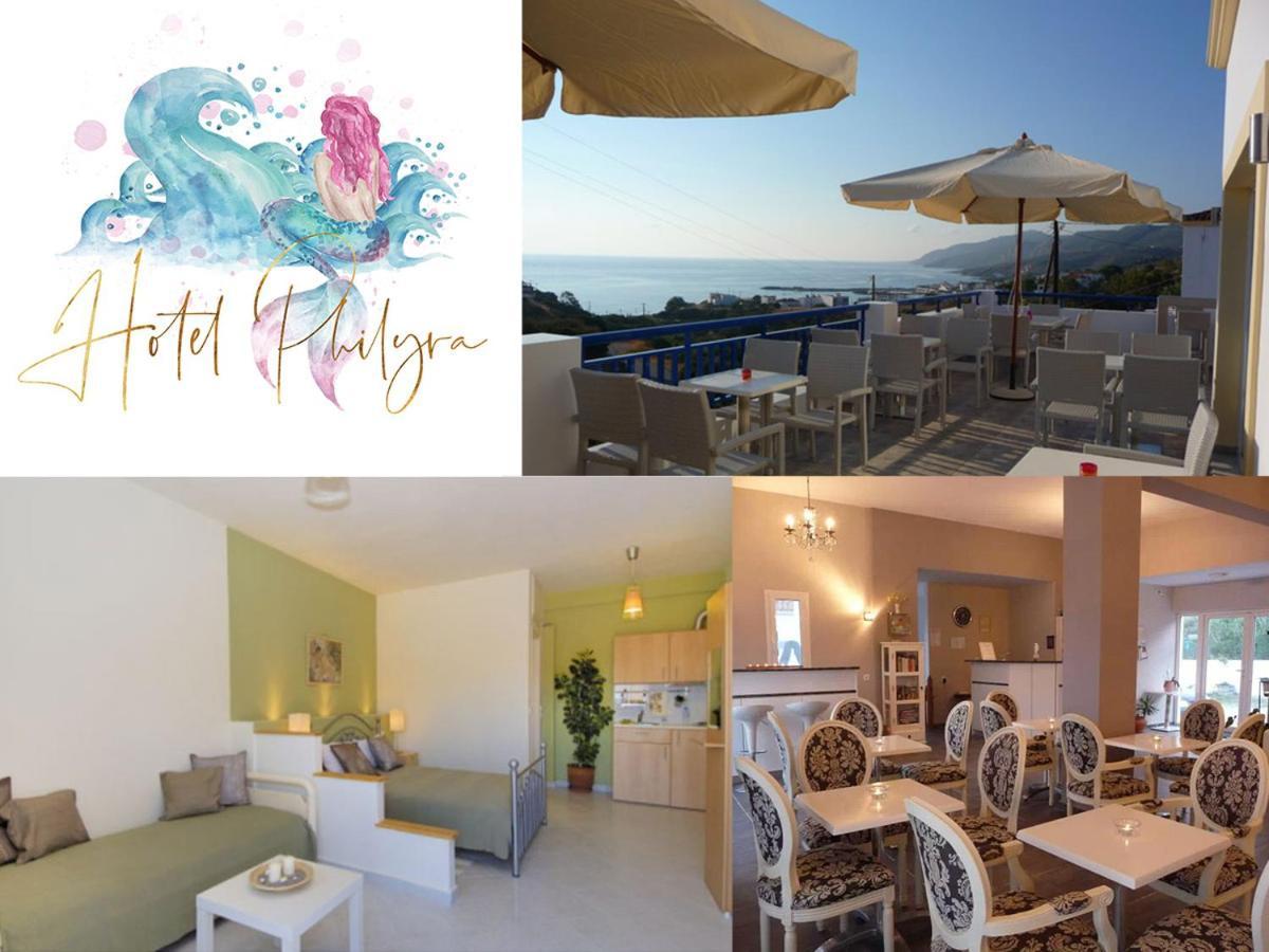 Philyra Appartments Agia Pelagia  ภายนอก รูปภาพ